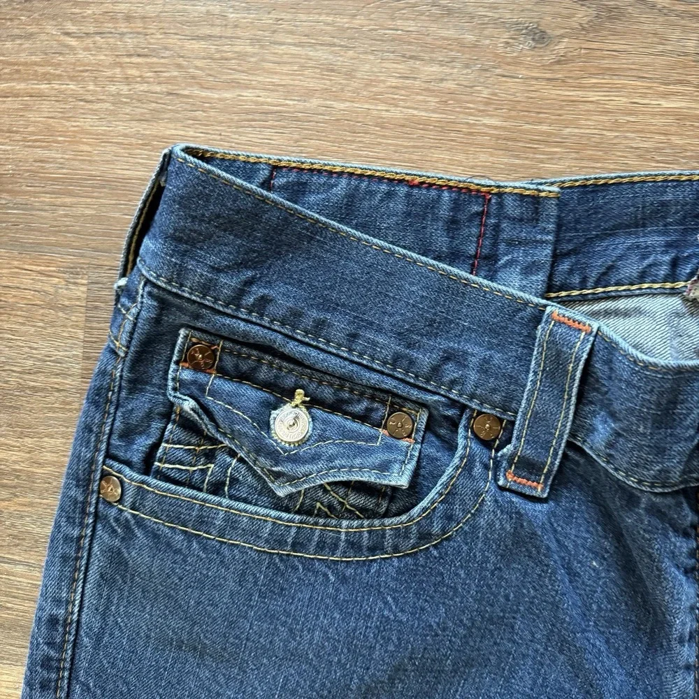 True Religion Joey Jeans Flap Pocket‎ Blue Men's Sz *38x26 READ